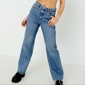 Garage Wide Leg Jean - Leona Blue
